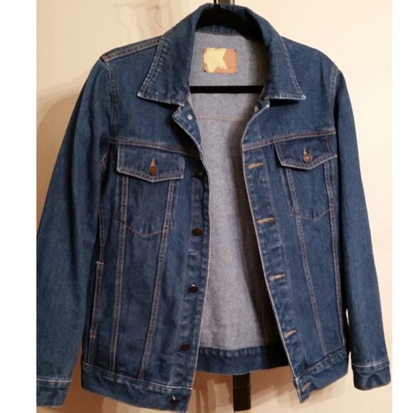 Korean brand Vincent boxy denim jacket aprox S/M - Picture 3 of 8